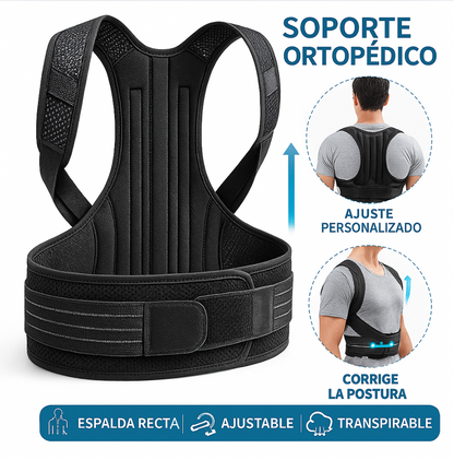 CORRECTOR DE POSTURA ORTOPÉDICO AJUSTABLE